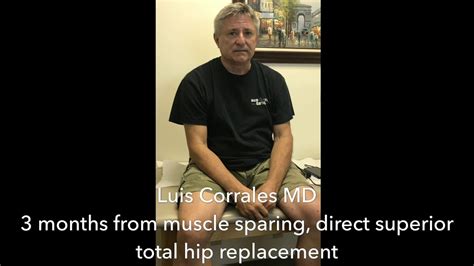 Recovery From Total Hip Replacement Direct Superior Patient