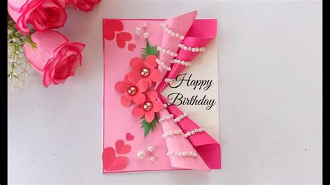 Beautiful Handmade Birthday Card Idea Diy Greeting Cards For B Greeting Cards Handmade
