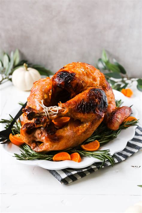 Rosemary And Orange Glazed Roast Turkey Recipe Roasted Turkey Turkey