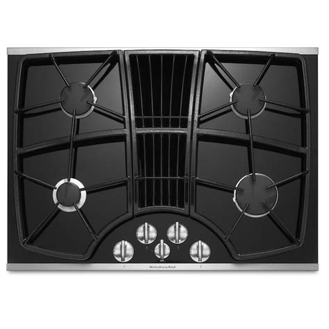Kitchenaid Architect Ii 4 Burner Gas Cooktop With Downdraft Exhaust
