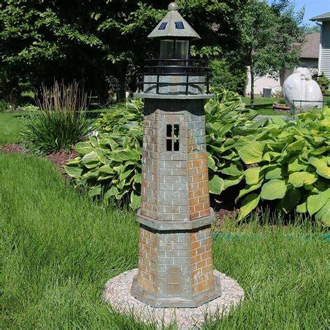 Solar Led Lighthouse Outdoor Decor For Landscape Patio And Yard Each
