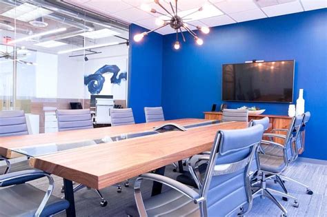 Light Blue Office Walls