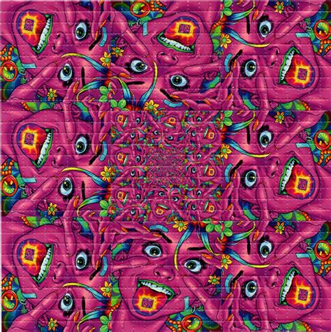 Buy Acid Tab Girl Spunionette Design Blotter Art Psychedelic Print