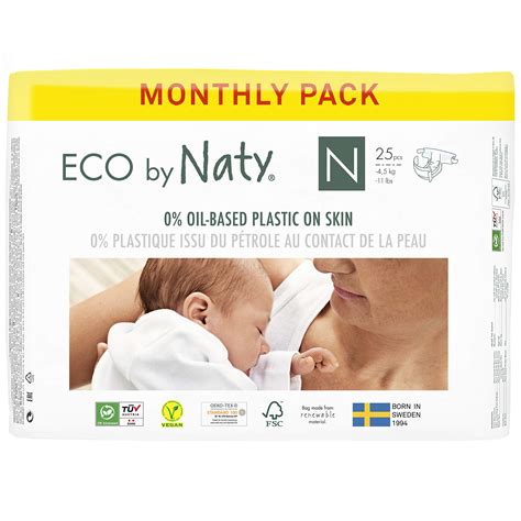 Buy Eco By Naty Baby Diapers Based Eco Friendly Diapers Great For