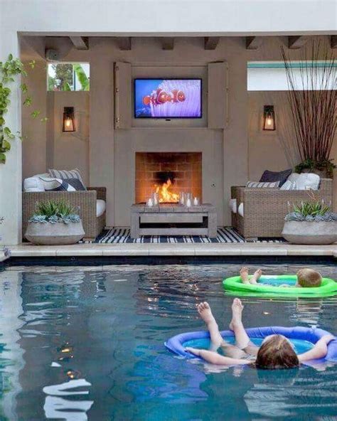 10 Wonderful Outdoor Pool Decorations Ideas In 2020 Backyard Pool