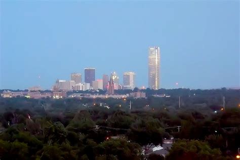 Oklahoma City Skyline Shot Of Oklahoma City Skyline With T Flickr