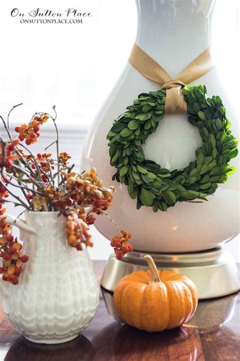 Here are 7 tips to creating simple seasonal vignettes. Fall Vignette Ideas | Simple, Festive & Fun - On Sutton ...