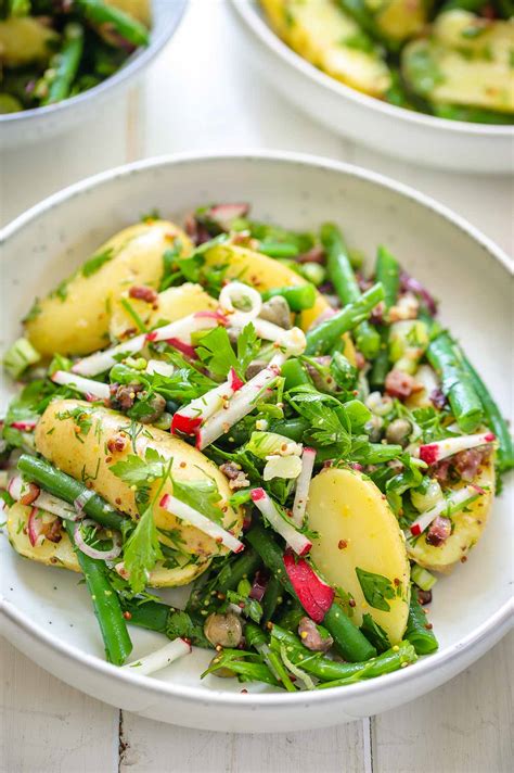 Green Bean Potato Salad Mediterranean Recipe Elle Republic