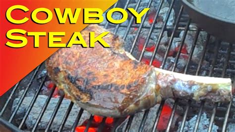 Grilled Cowboy Steak Cooking Kosher Youtube