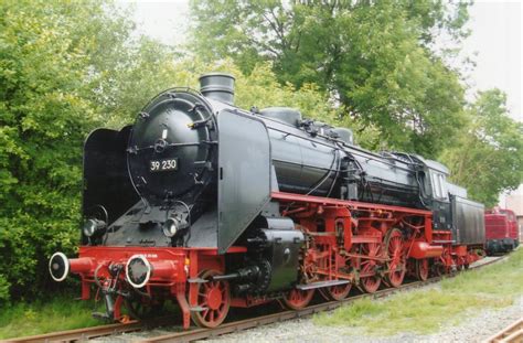 Ex Prussian Steam Loco 39 230 Ex P 10 Design Rests At The Ddm In