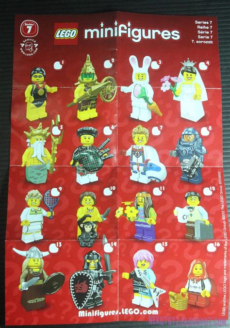 Lego collectible minifigures series 7 (8831). Neko Toyz: Lego Minifigures Series 7 Review I