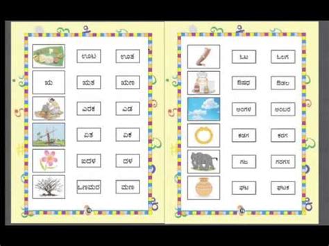 Check spelling or type a new query. Kannada - 1stGrade - Simple Words Part 1 - YouTube
