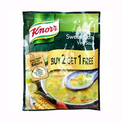Recipe of chicken corn soup can also be found on the web page. Knorr Soup Powder - Chinese Sweet Corn Chicken 46 gm Pouch ...