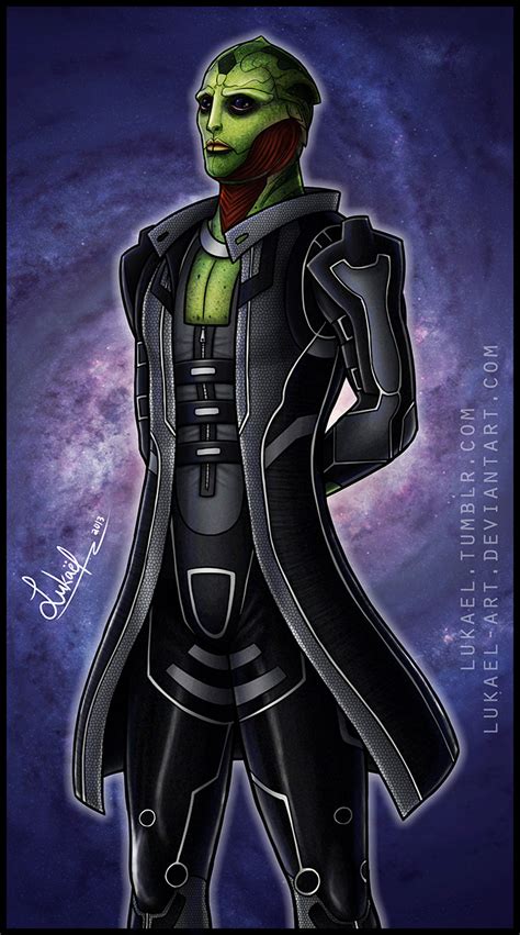 Mass Effect Thane Krios By Lukael Art On Deviantart