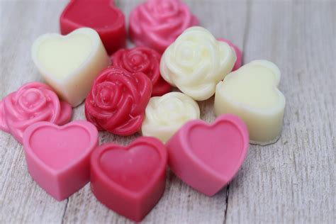 Heart Wax Melts Valentines Wax Melts Cute Wax Melts Shaped Etsy