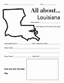 Louisiana State Facts Worksheet: Elementary Version by The Wright Ladies