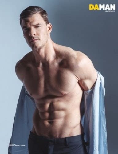 Alan Ritchson Sexy Shirtless Photo Shoot For Da Man Magazine Hunger Games Catching Fire Indeed