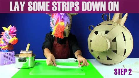 How To Paper Mache In Four Easy Steps Youtube