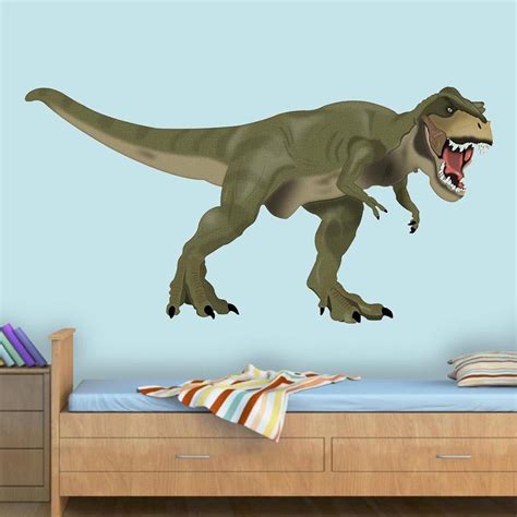 Dinosaur Wall Decal Dinosaur Wall Mural Peel And Stick Mural Wall Décor Home And Living