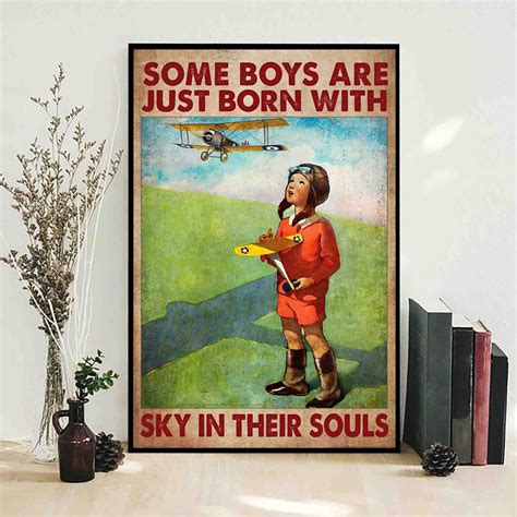 Some Boys Are Just Born With The Sky In Their Souls Poster Etsy