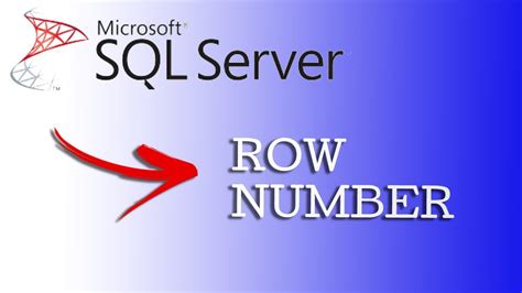 Row Number Ll Sql Server Ll Ejemplo Practico Youtube
