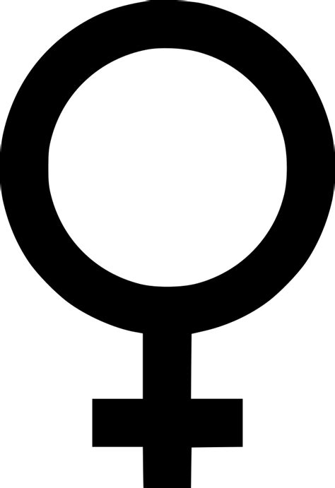 Female Gender Symbol Woman Vector Graphics Female Symbol Png Iconspng