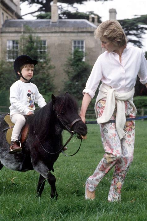 rarely seen photographs of princess diana with prince william and prince harry british vogue