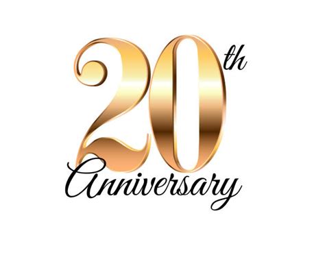 20th Anniversary Logo Illustrations Royalty Free Vector Graphics