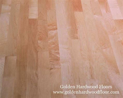Unfinished Maple Hardwood Flooring Golden Hardwood Floors
