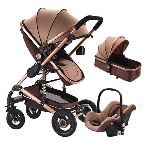 High View Convertible Baby Stroller For Newborn Baby Carriage Light