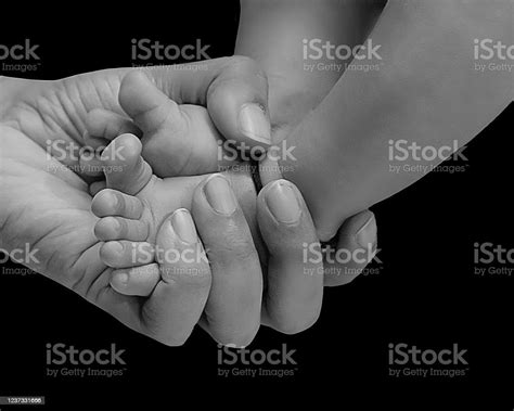 Tiny Baby Feet Stock Photo Download Image Now Adult Affectionate