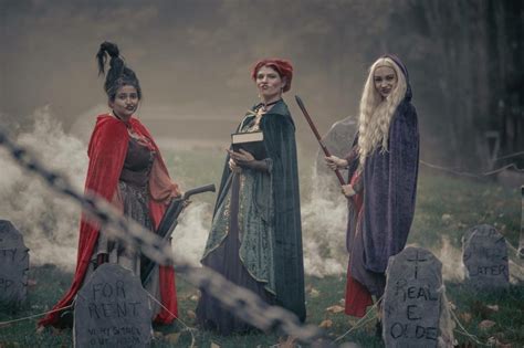 Sesampainya di air terjun, kamu bisa menaiki ayunan untuk menguji adrenalin, atau menuju ke puncak bukit untuk menikmati pemandangan alam dari ketinggian. Sanderson Sisters | Sister halloween costumes, Sanderson ...