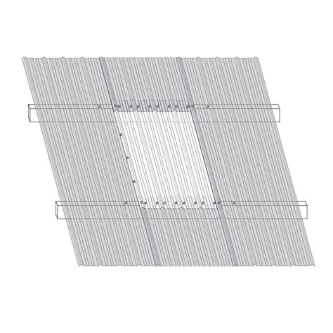 Tuftex 2 Ft X 8 Ft Corrugated Whute Polycarbonate Plastic Roof Panel In