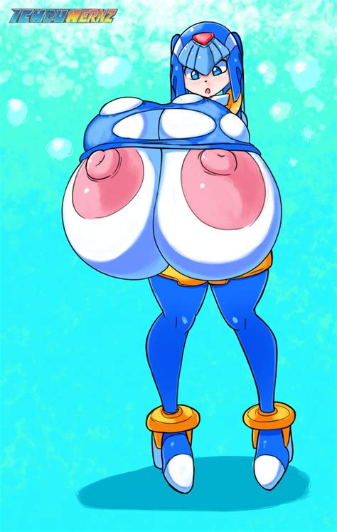 Rule 34 Breast Expansion Fairy Leviathan Huge Breasts Ichduhernz Mega Man Mega Man Zero Tagme