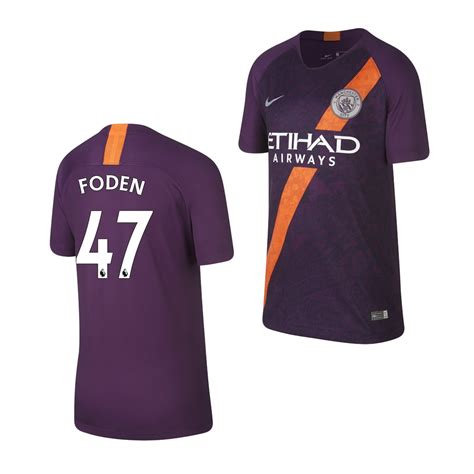 Manchester City Phil Foden Youth 2022 23 Third Replica Jersey Neon Green