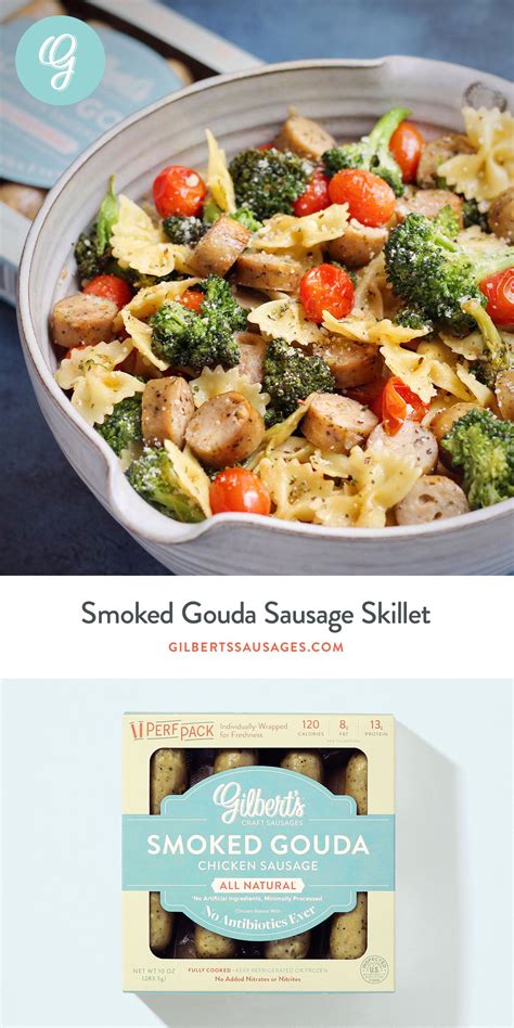 Easy if you have a kitchenaid with grinder. Smoked Gouda Sausage Skillet | Gilbert's Craft Sausages ...