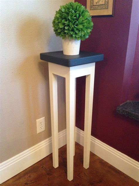 Maybe you would like to learn more about one of these? Tall Plant Stand in Annie Sloan Graphite and Old White ...