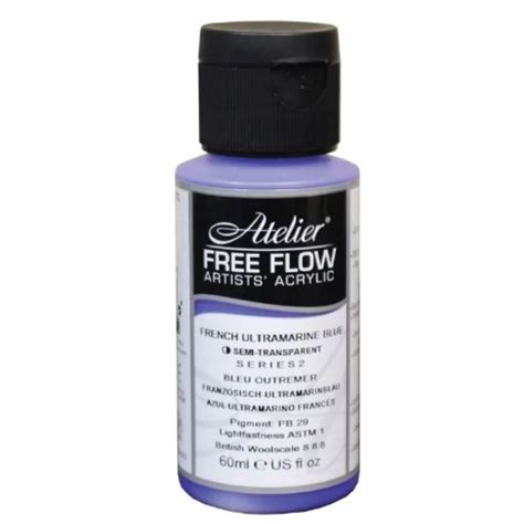 Atelier Free Flow 60ml S2 French Ultramarine Blue