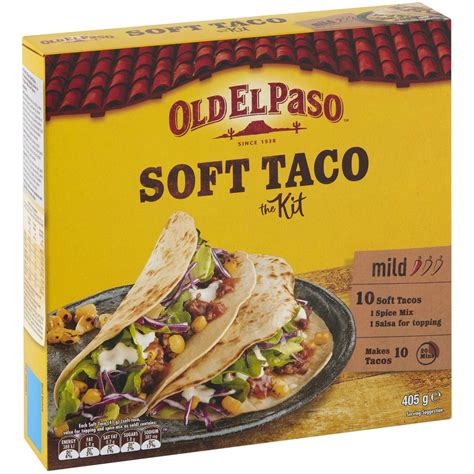 Old El Paso Soft Taco Dinner Kit 405g Woolworths