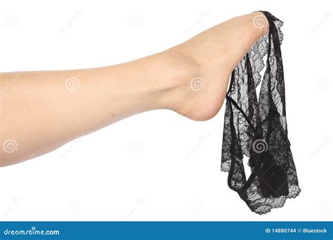Sexy Legs Taking Off Underwear Over White Stock Images Image 14880744