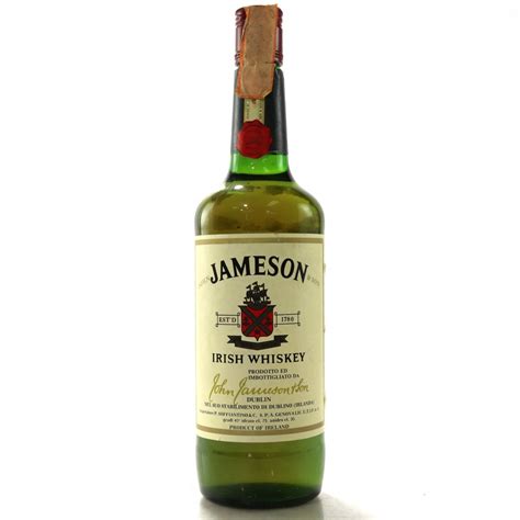 Jameson Irish Whiskey 1980s Whisky Auctioneer