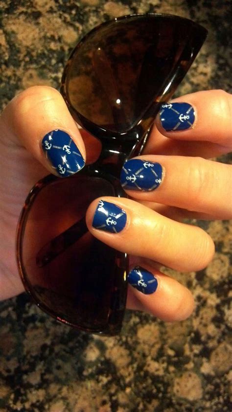 Maybe you would like to learn more about one of these? Anchors in Blue or White with Jamberry Nails! #navy # ...