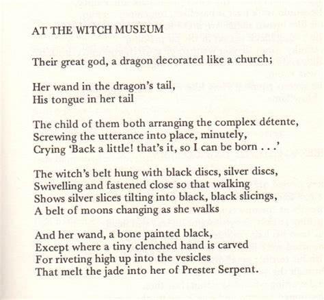 Girt with a boyish garb for boyish task. Poem "At the Witch Museum" by Peter Redgrove - Museum of ...
