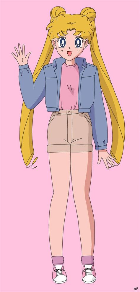 Usagi Tsukino 5 By Maskeraderosen On Deviantart Sailor Moon