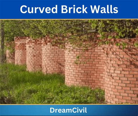 Curved Brick Walls Uses Construction Procedure Advantages