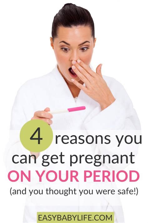 is getting pregnant on your period possible yes here s how