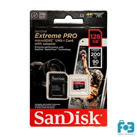 Sandisk Extreme Pro 128gb 200mbps Micro Sdxc Memory Card