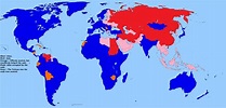 Allies Of World War I Map