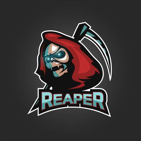 Reaper Esports Logo Vecteur Premium