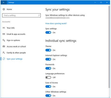 Sync Your Settings On All Devices In Windows 10 Info Remo Software
